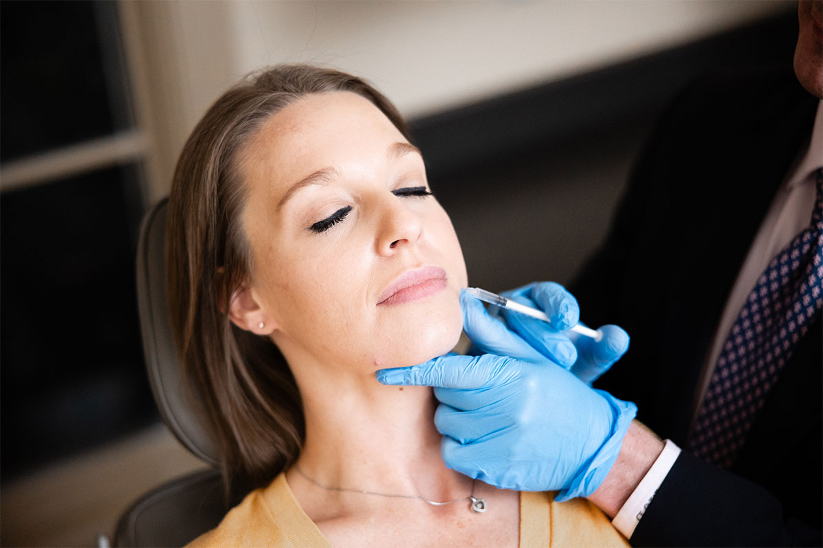 woman receiving fillers in Gulf Shores, AL